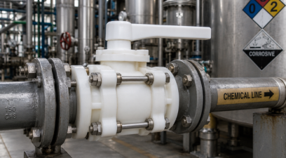 Why PTFE Ball Valves Are Essential in Chemical Processing Industries