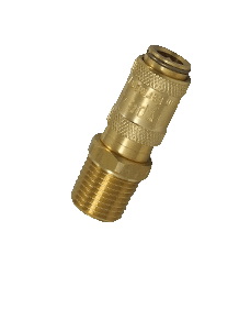 Brass Double Shut Off Quick Coupling