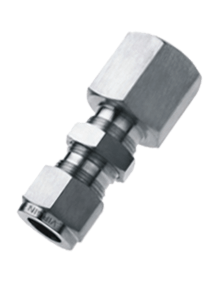 Stainless Steel 316L Bulk Head Female Connector - BFC